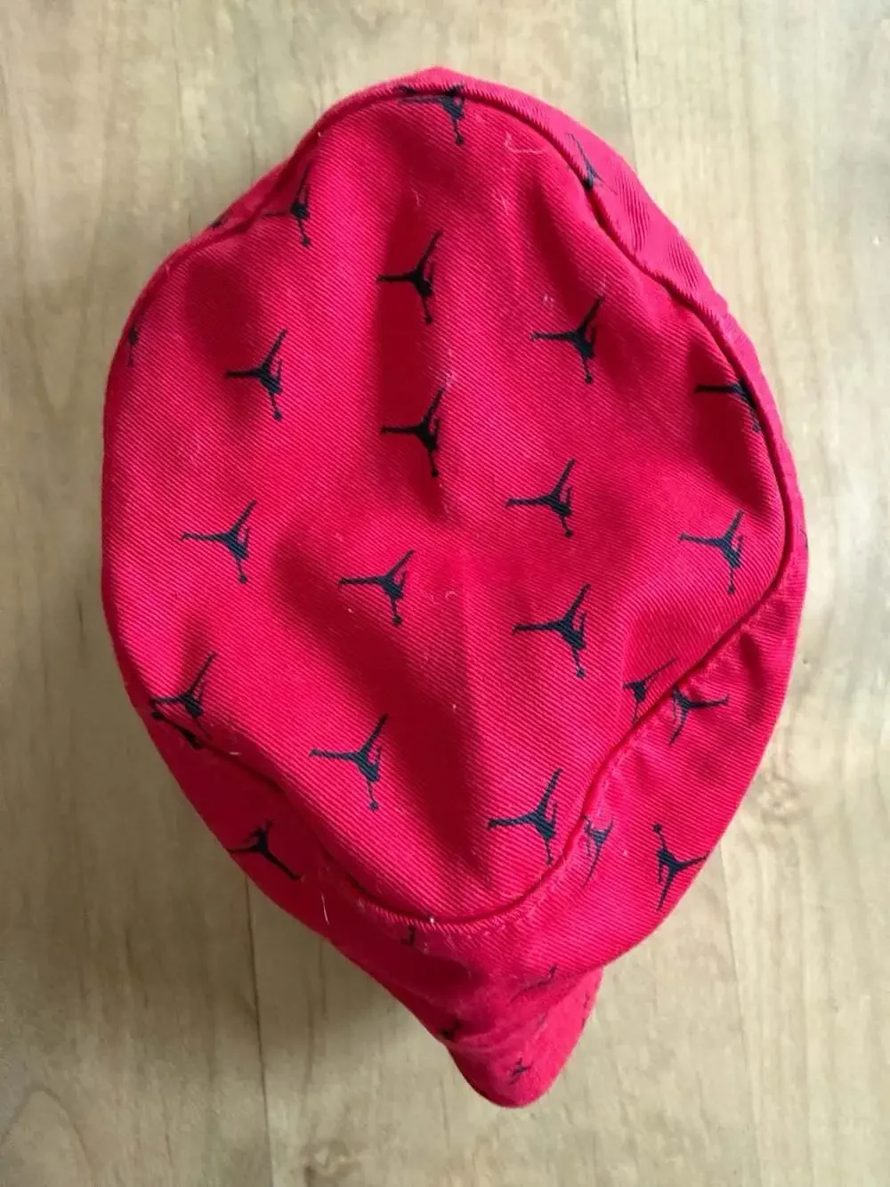 Jordan Red Black Jumpman All-Over Print Bucket Hat Toddler/Youth